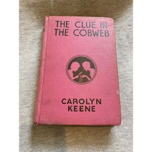 Vintage 1939 “The Clue in the Cobweb” by Carolyn Keene Hardcover Novel